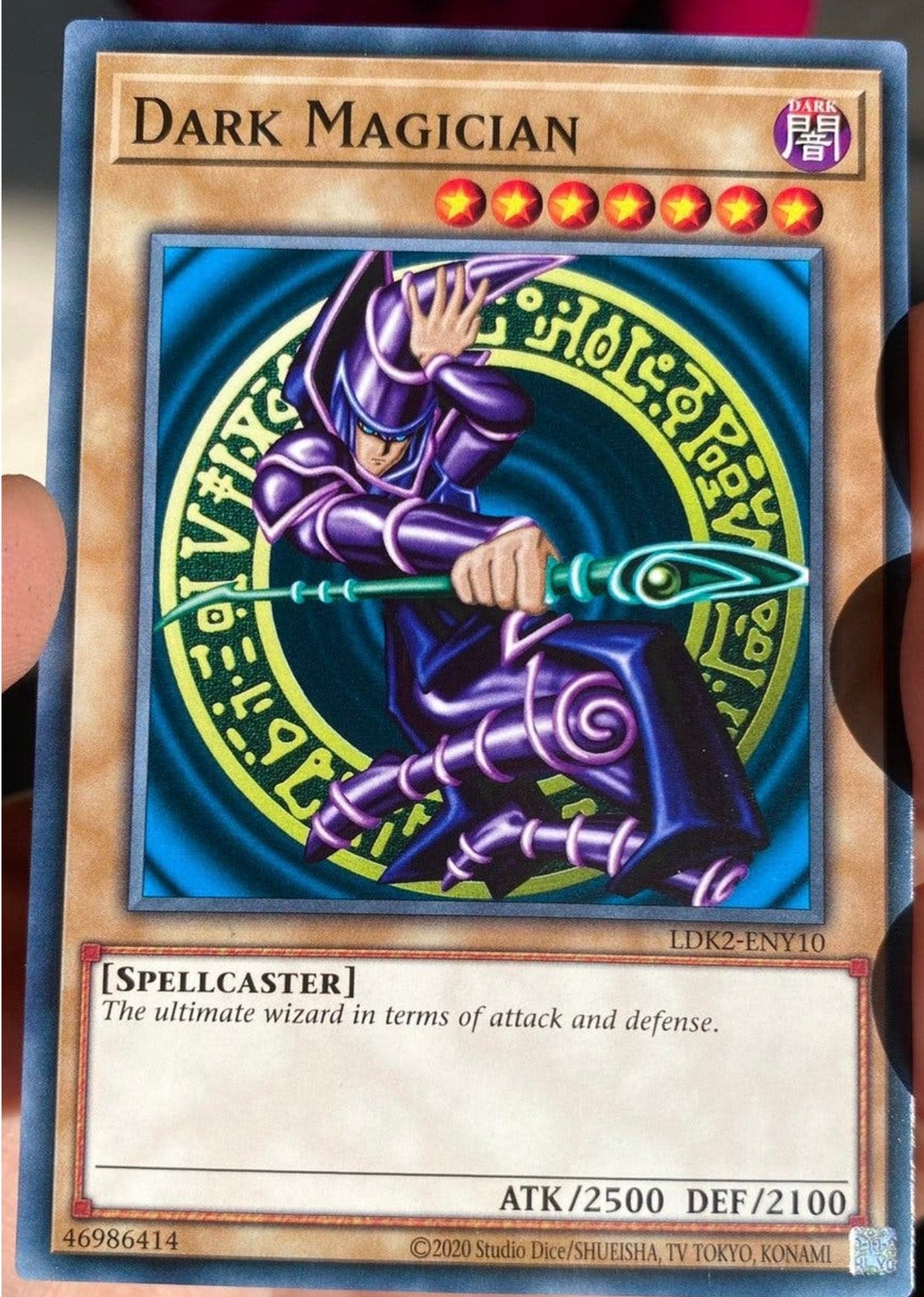 Yu-Gi-Oh! Dark Magician Legendary Print !, Hobby en Vrije tijd, Verzamelkaartspellen | Yu-gi-Oh!, Ophalen of Verzenden, Zo goed als nieuw