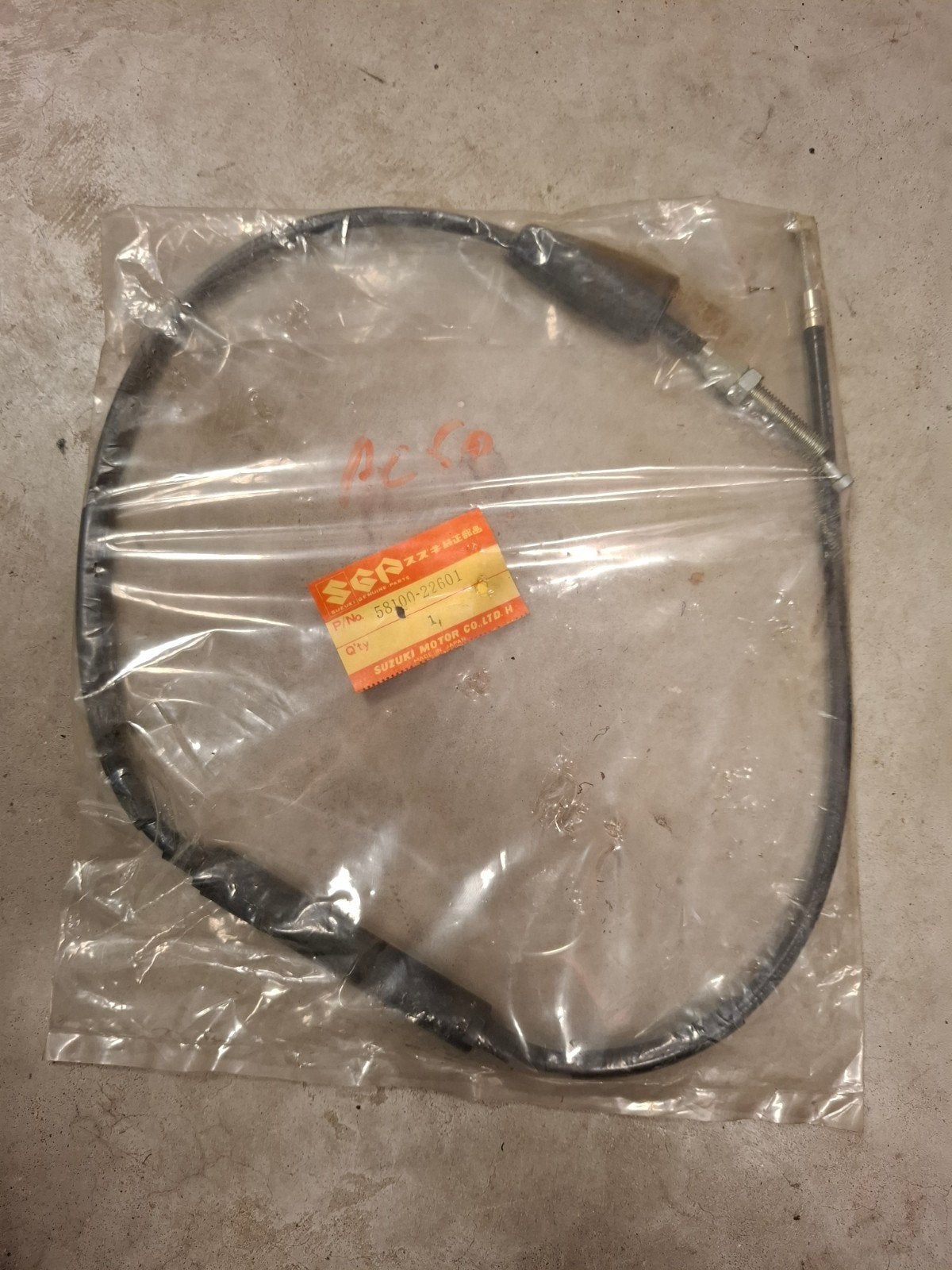 Voorremkabel Suzuki A50P, AC50, NOS, Fietsen en Brommers, Ophalen of Verzenden, Nieuw, Overige typen, Overige merken