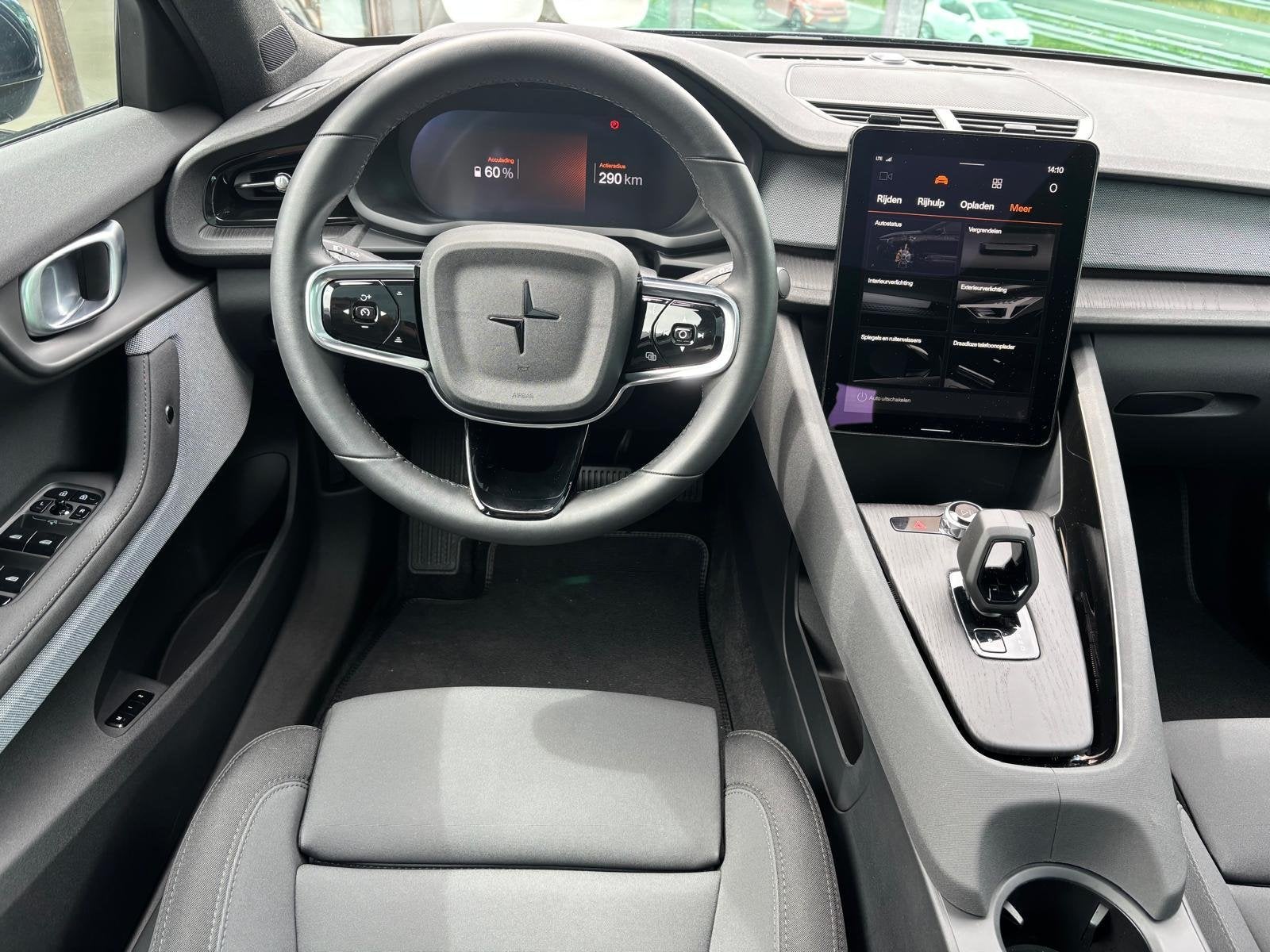 Polestar 2 Long Range Dual Motor 82 kWh / Pano. dak / Voor+a, Auto's, Stof, Gebruikt, 82 kWh, Blauw