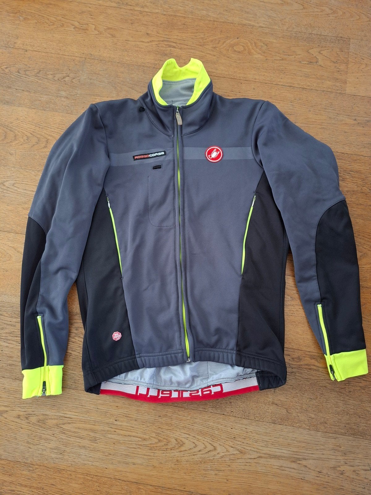 Castelli Winter Fietsjas L, Ophalen of Verzenden, Zo goed als nieuw, Bovenkleding