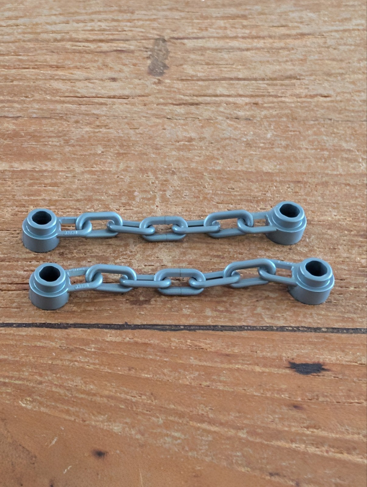 Lego ketting 2x mat zilver, Ophalen of Verzenden, Nieuw, Accessoire, Lego