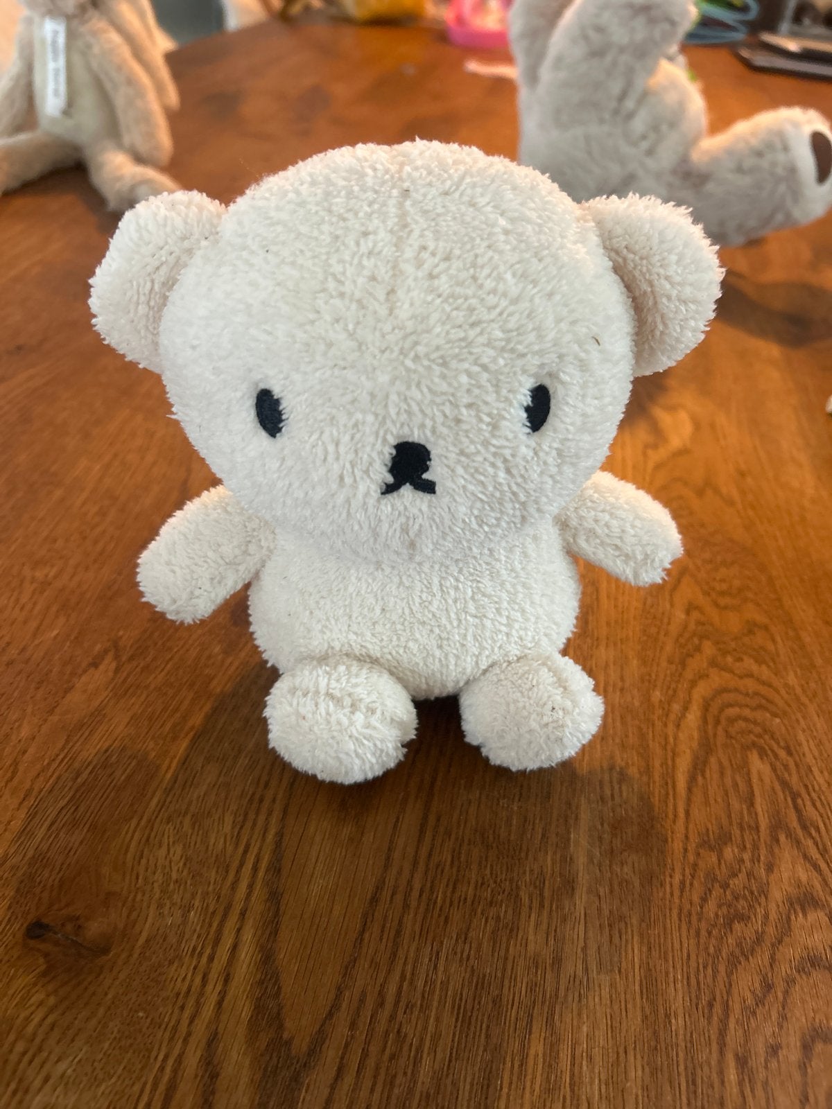 Schattige witte teddybeer - Zo goed als nieuw, Overige merken, Overige karakters, Beer, Ophalen of Verzenden