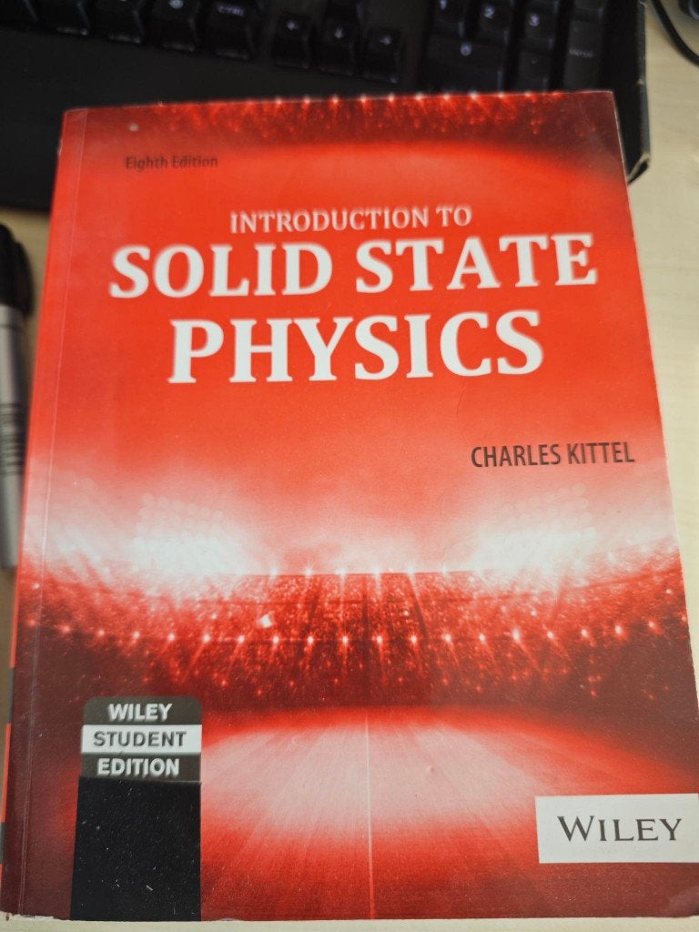 Introduction to solid state physics, Gelezen, Charles Kittle, Ophalen of Verzenden, WO
