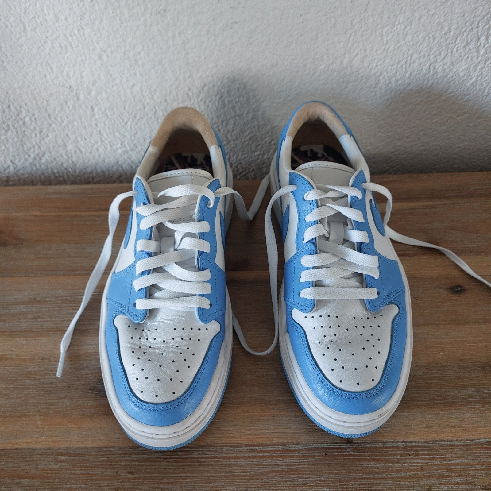 Nike Air Jordan 1 UNC Low Elevate University Blue maat 38, Blauw, Ophalen of Verzenden, Nike Air, Sneakers of Gympen