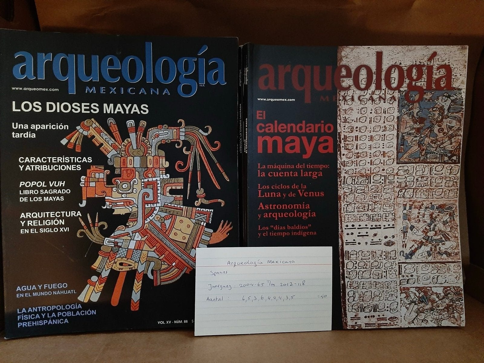 Arqueología Mexicana Tijdschriften (Spaans)- 40 stuks, Boeken, Ophalen, Gelezen, Overige typen