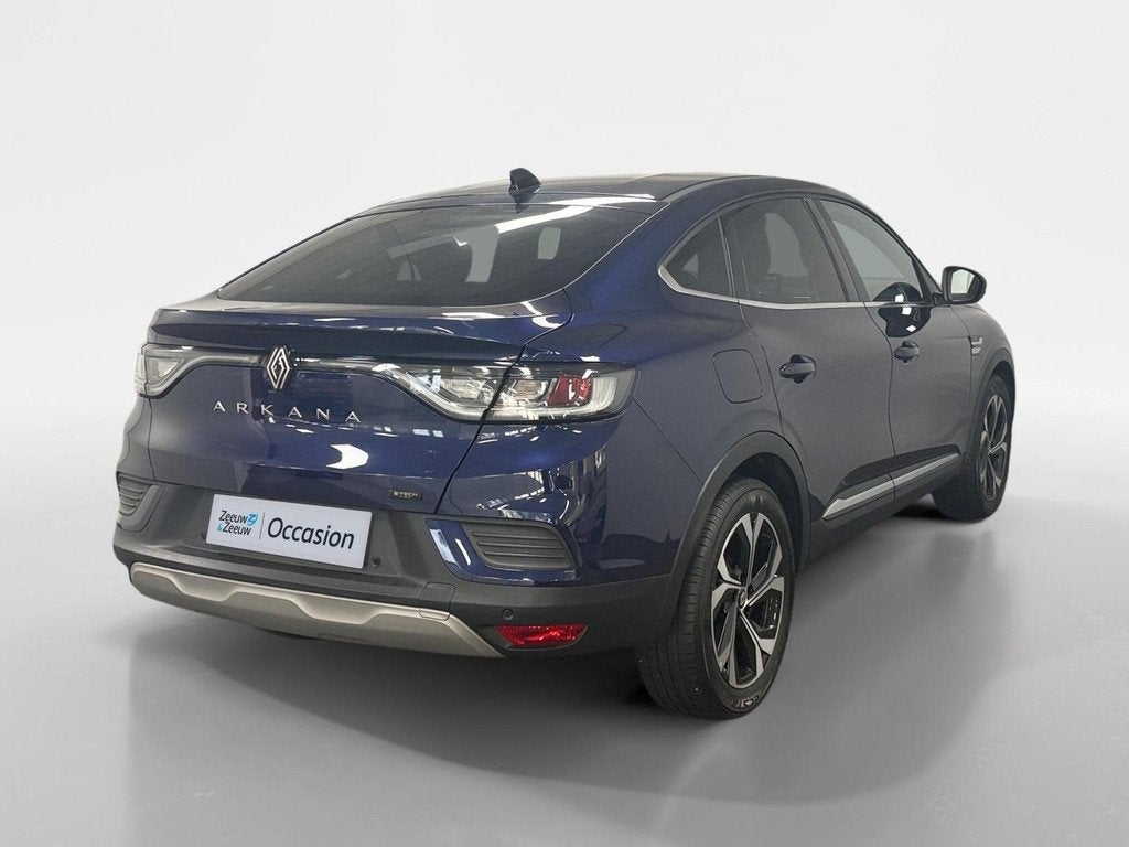 Renault Arkana 1.6 E-Tech full hybrid 145 techno AUTOMAAT NA, Auto's, Renault, Gebruikt, Euro 6, Blauw, Leder en Stof