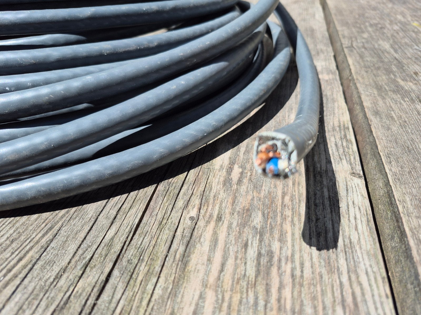 Grondkabel YMVKas 5x2,5 (4x2,5 + aarde) - ca. 26 meter, Ophalen, Nieuw, Kabel of Snoer