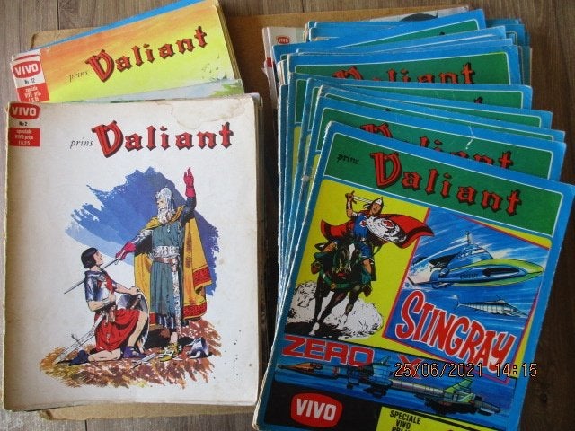 adv3765 prins valiant vivo, Boeken, Stripboeken, Eén stripboek, Ophalen, Gelezen