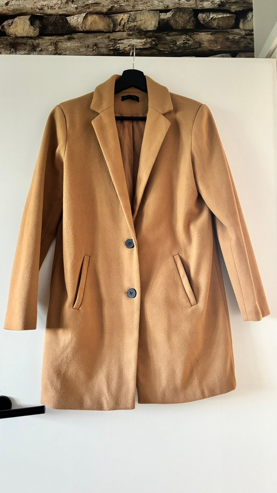 Bruin beige blazer jas mantel maat xs, Ophalen of Verzenden, Zo goed als nieuw, Maat 34 (XS) of kleiner, Bruin