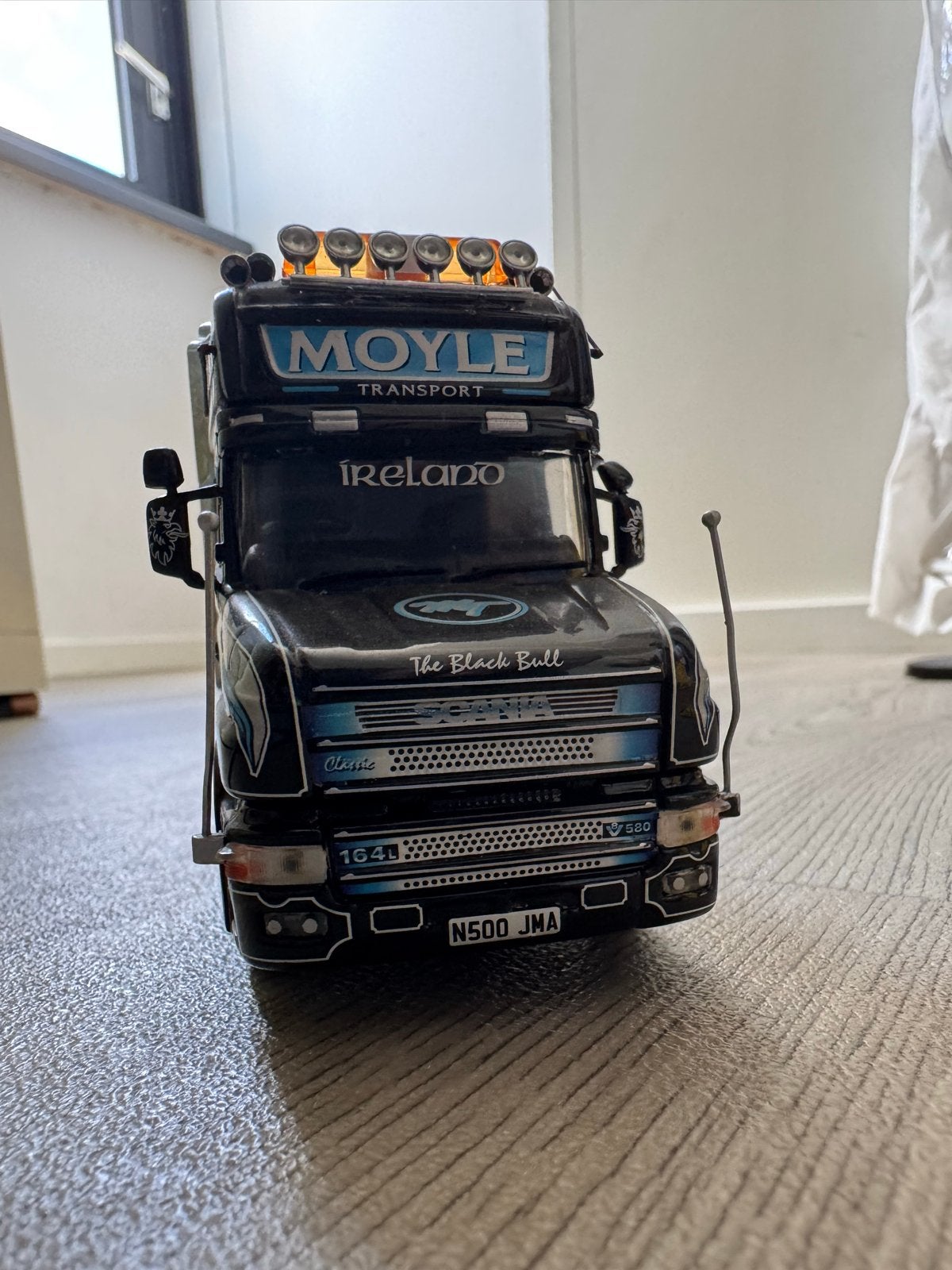 Scania R580 Moyle Transport model vrachtwagen, Ophalen of Verzenden, Gebruikt