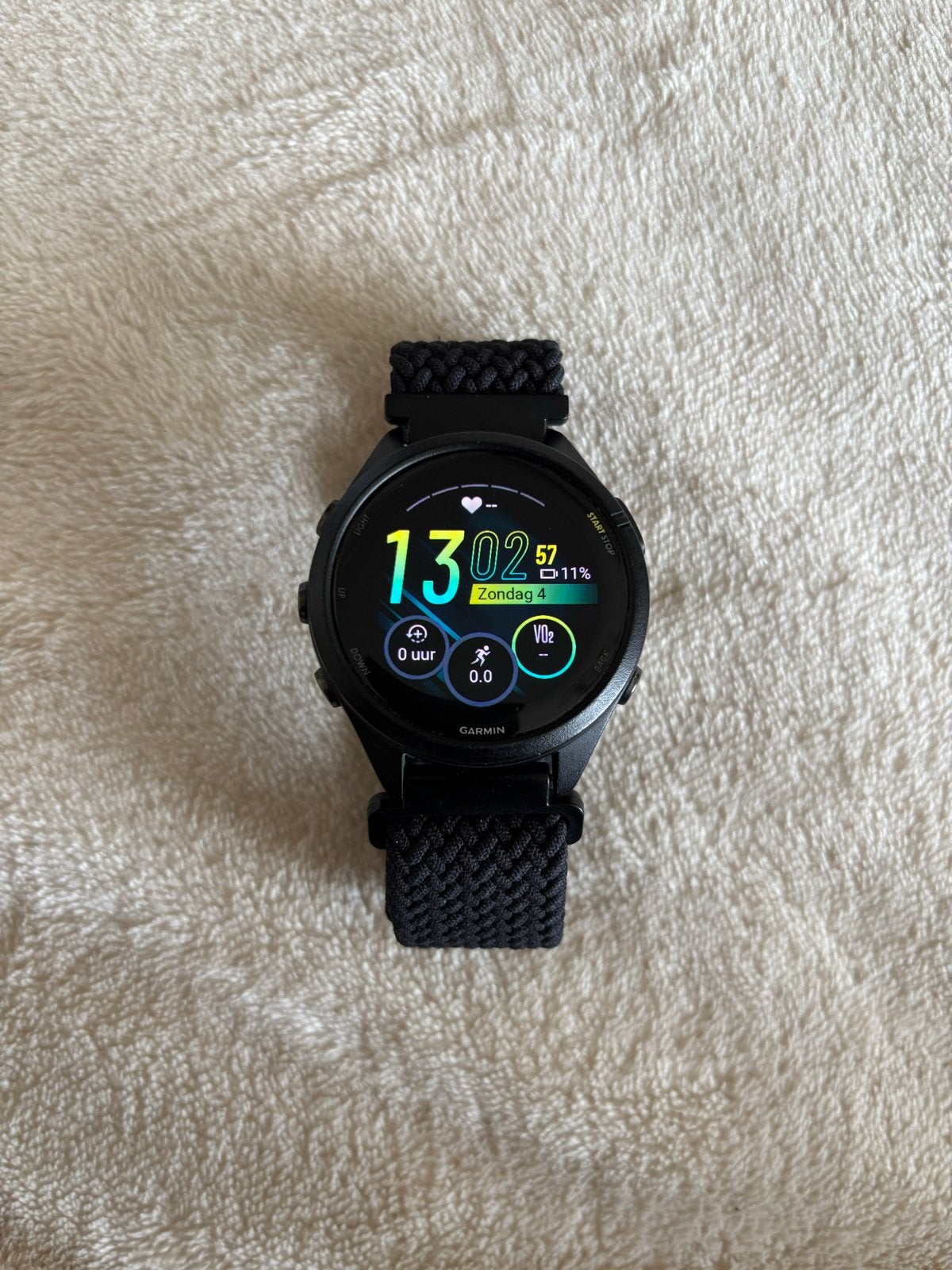 Garmin Forerunner 265S met extra band en complete doos, Afstand, Zwart, Ophalen of Verzenden, Zo goed als nieuw