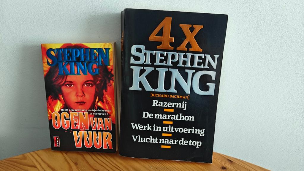 Stephen King boeken – 2 stuks (Ogen van Vuur + 4x bundel), Boeken, Ophalen of Verzenden, Gelezen, Stephen King