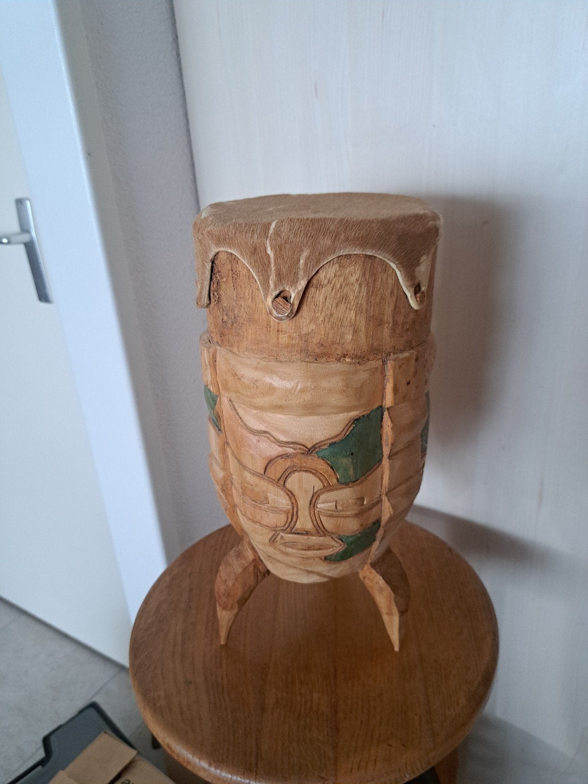 Mooie houten bongo, Muziek en Instrumenten, Drumstellen en Slagwerk, Ophalen of Verzenden, Overige merken