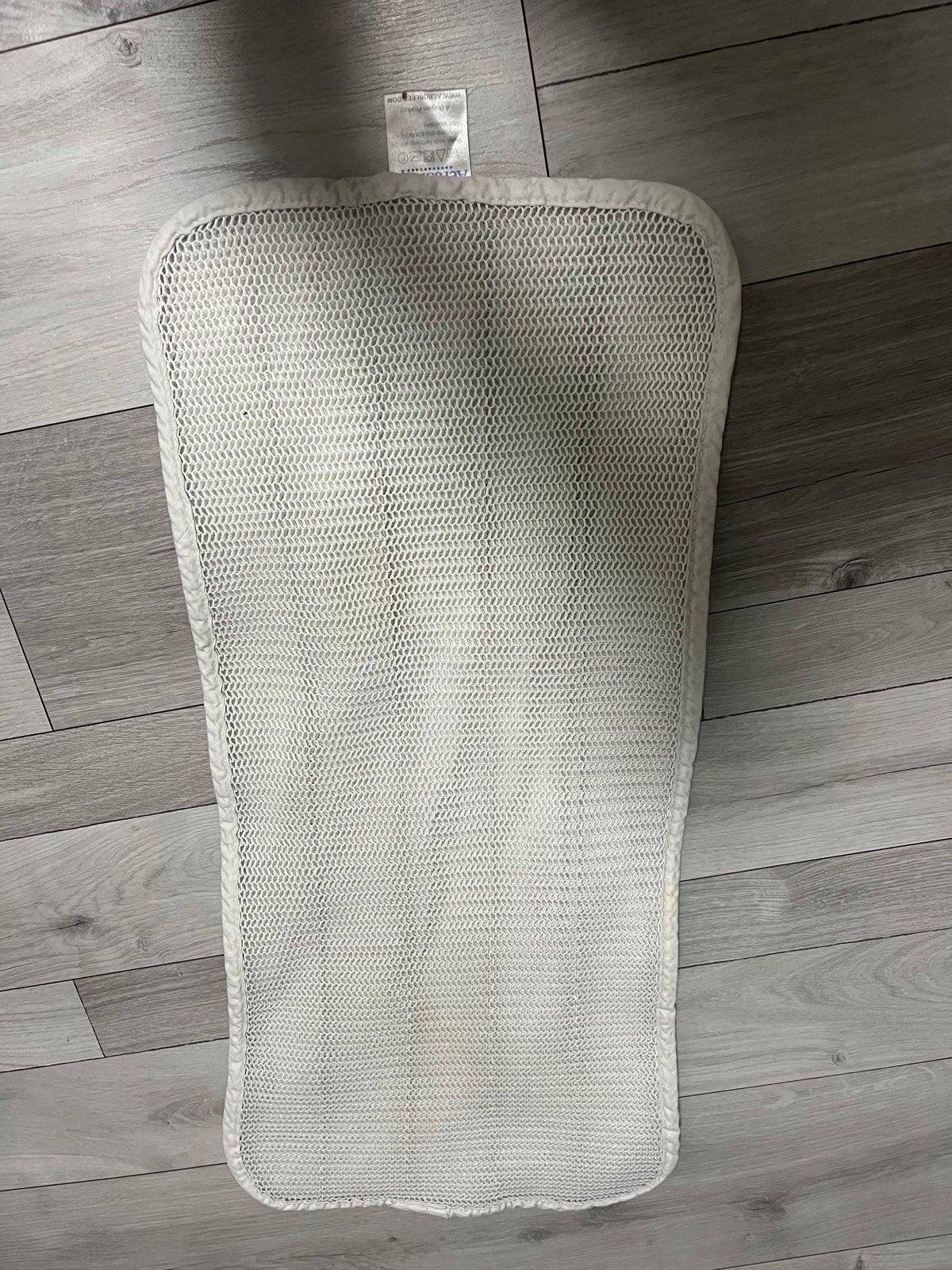 Aerosleep matras topper voor co-sleeper, Gebruikt, Eenpersoons, Matrasbeschermer, Wit