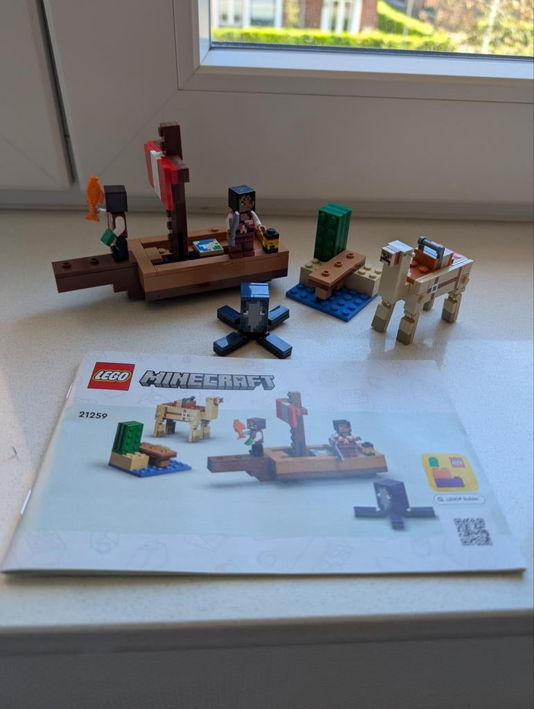 Lego Minecraft 21259 De Boottocht van de Skeletten, Minecraft, Lego, Compleet, Ophalen of Verzenden
