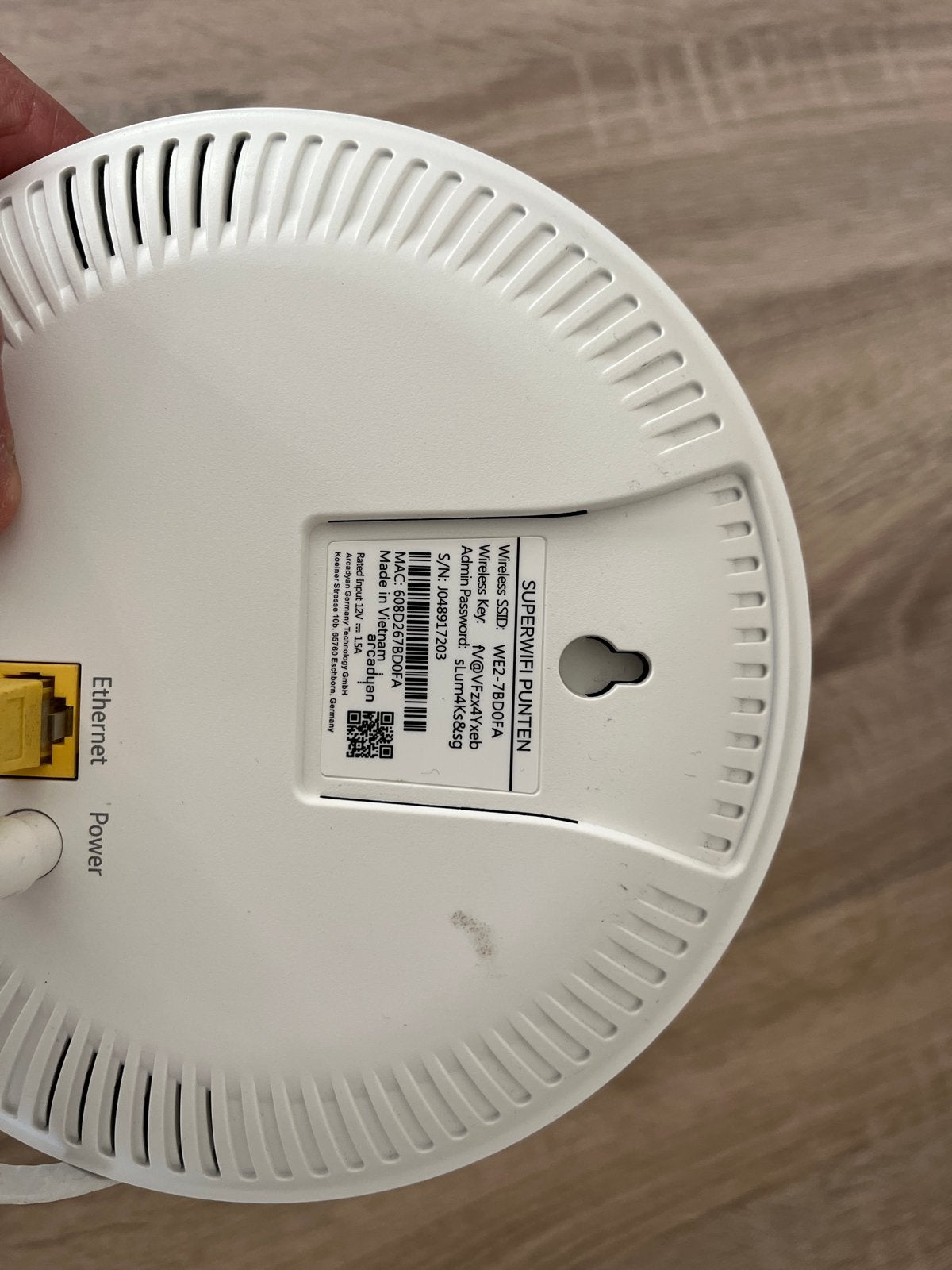 KPN SuperWifi Punt, Computers en Software, Routers en Modems, Ophalen, Gebruikt, Router