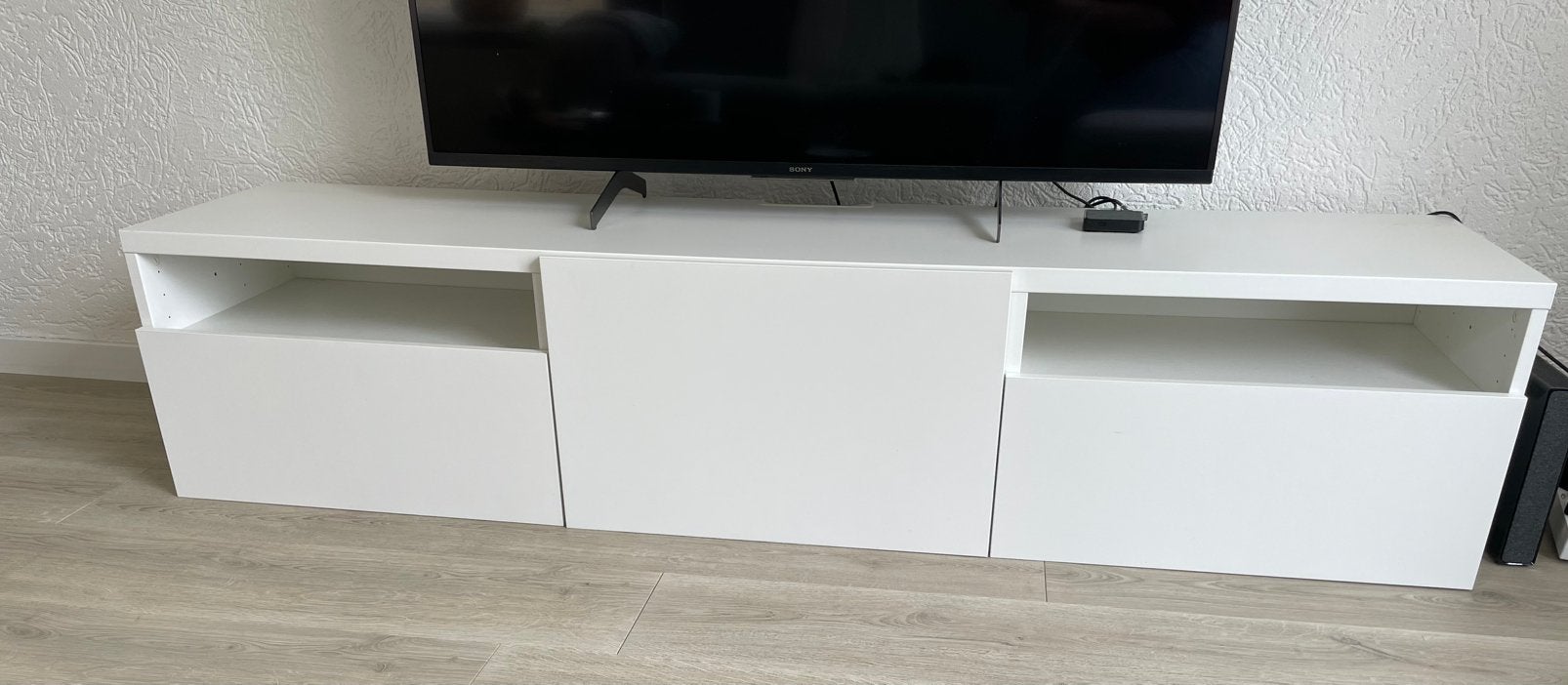 Ikea Besta tv meubel, Ophalen, 150 tot 200 cm, Zo goed als nieuw, Minder dan 100 cm