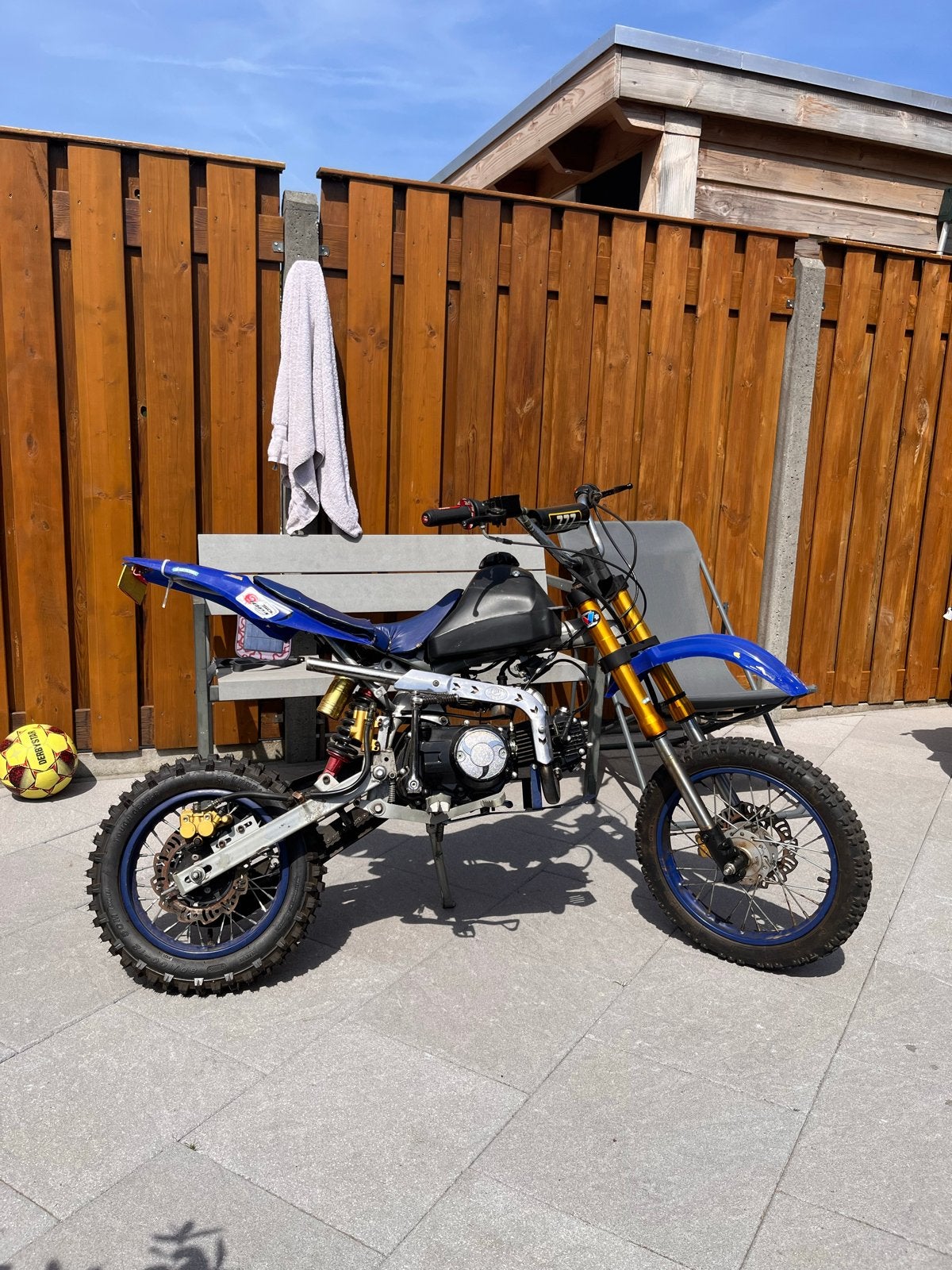 Klusmotor 125cc - crossmotor, Ophalen, Gebruikt, 6 versnellingen, 125 cc
