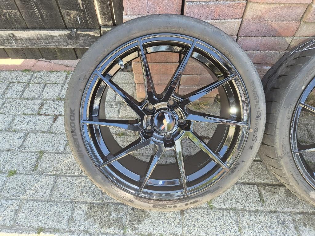 Japan Racing 36 wielen 18 Inch 8J ET45 5x114.3 met tpms, Auto-onderdelen, Banden en Velgen, Ophalen, 18 inch, Gebruikt, Banden en Velgen