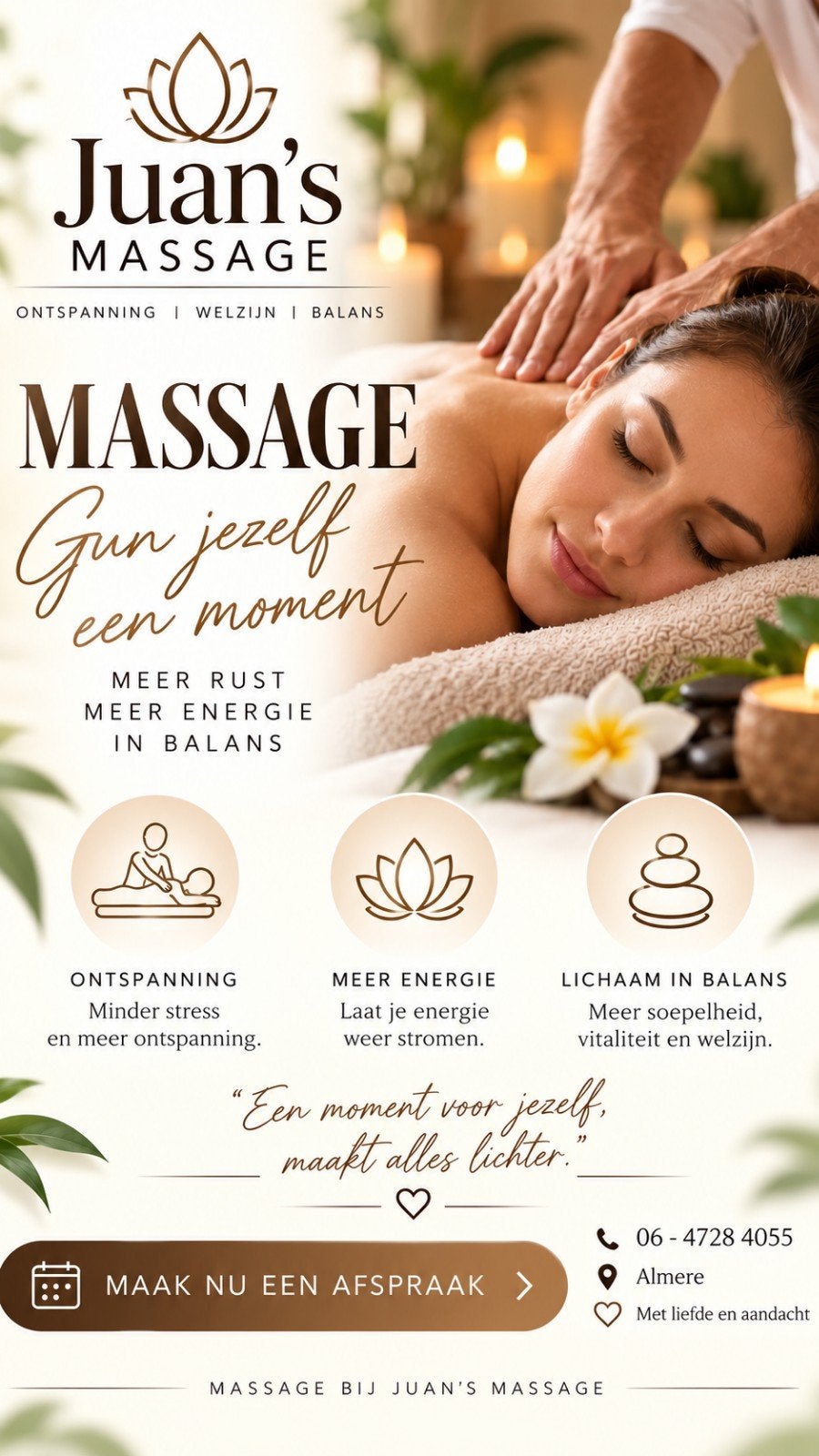 Heerlijke full-body massage voor de man, Ontspanningsmassage