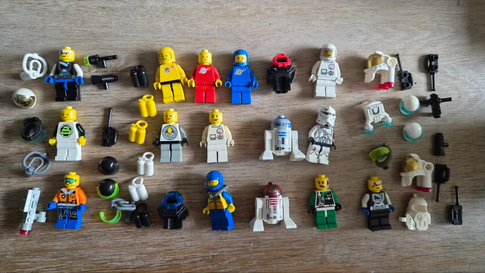 Grote collectie LEGO ruimte space minifiguren en accessoires, Ophalen of Verzenden, Gebruikt