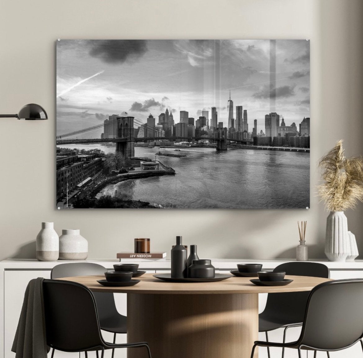 Plexiglas schilderij Manhattan / New York / Amerika, Ophalen