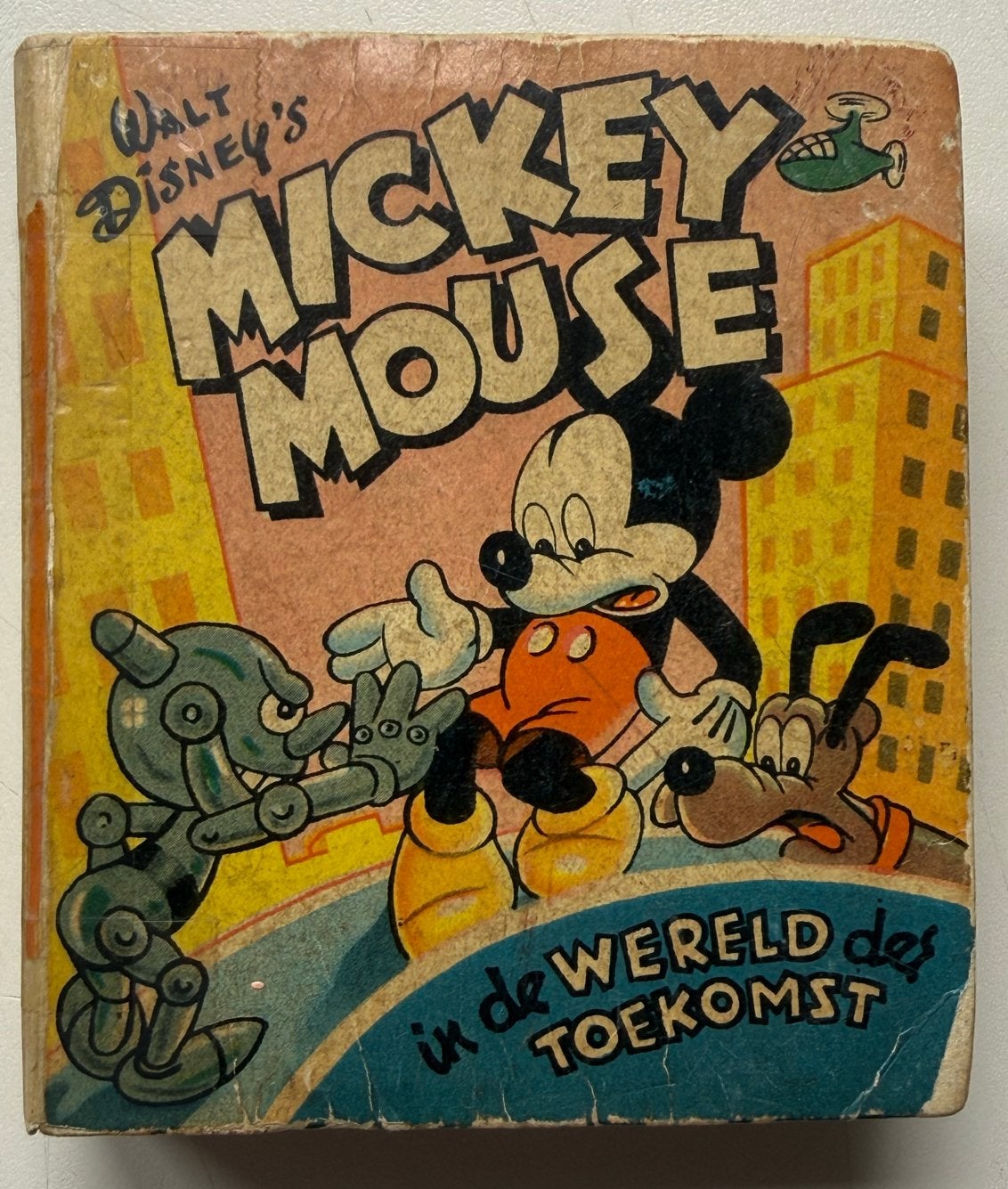 Walt Disney's Mickey Mouse in de Wereld der Toekomst, Boeken, Kinderboeken | Jeugd | onder 10 jaar, Ophalen of Verzenden, Gelezen
