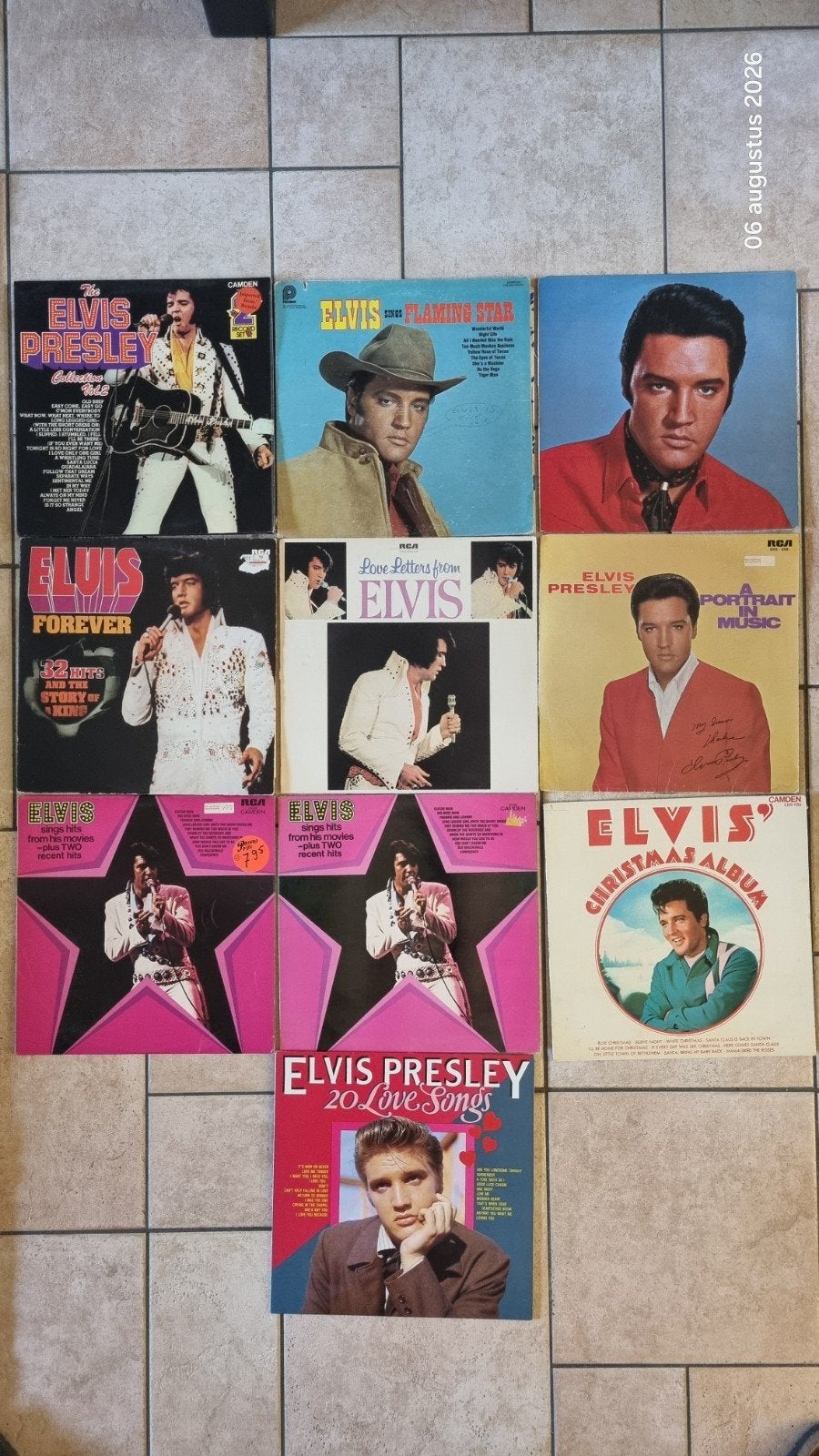 Elvis Presley 10 lp's, Ophalen of Verzenden, Gebruikt, 12 inch