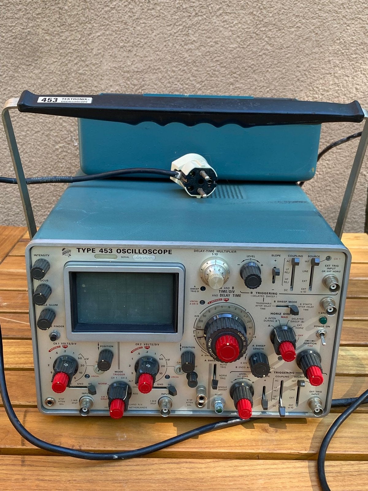 Tektronix Type 453 Oscilloscoop - Vintage Meetinstrument, Doe-het-zelf en Verbouw, Meetapparatuur, Ophalen of Verzenden, Gebruikt