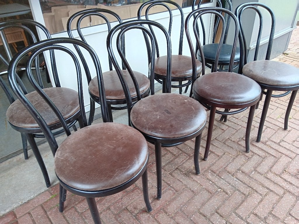 caféstoelen en barkrukken magazijnverkoop, Ophalen, Gebruikt, Blauw, Vijf, Zes of meer stoelen