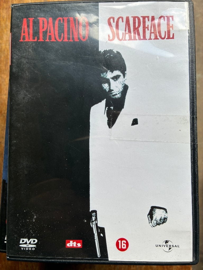 Scarface DVD (Al Pacino), 1960 tot 1980, Vanaf 16 jaar, Nederlands, Ophalen of Verzenden