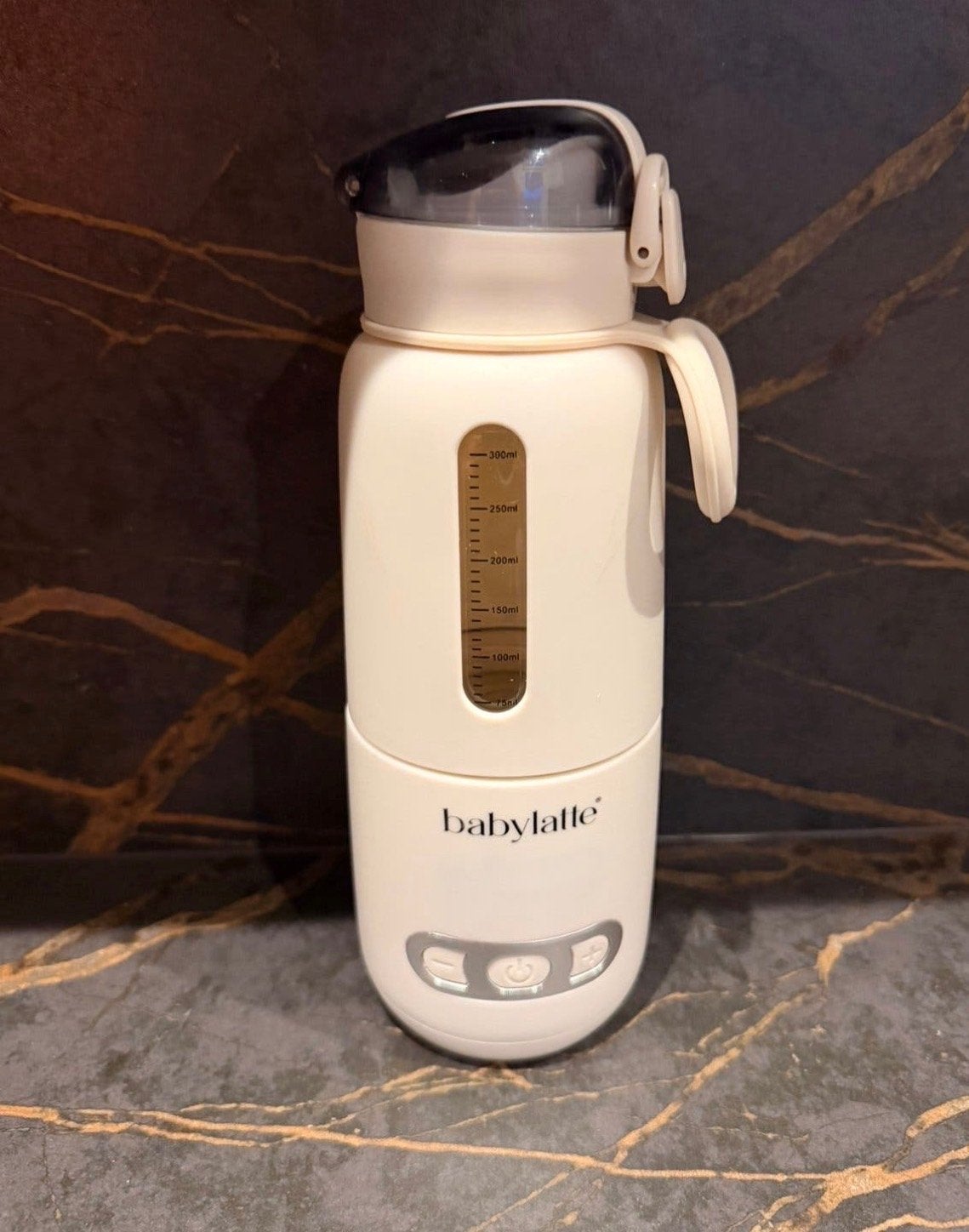 Babylatte Draagbare Flessenwarmer - Ideaal voor Onderweg, Gebruikt, Ophalen of Verzenden, Draadloos, Flessen- of potjesverwarmer
