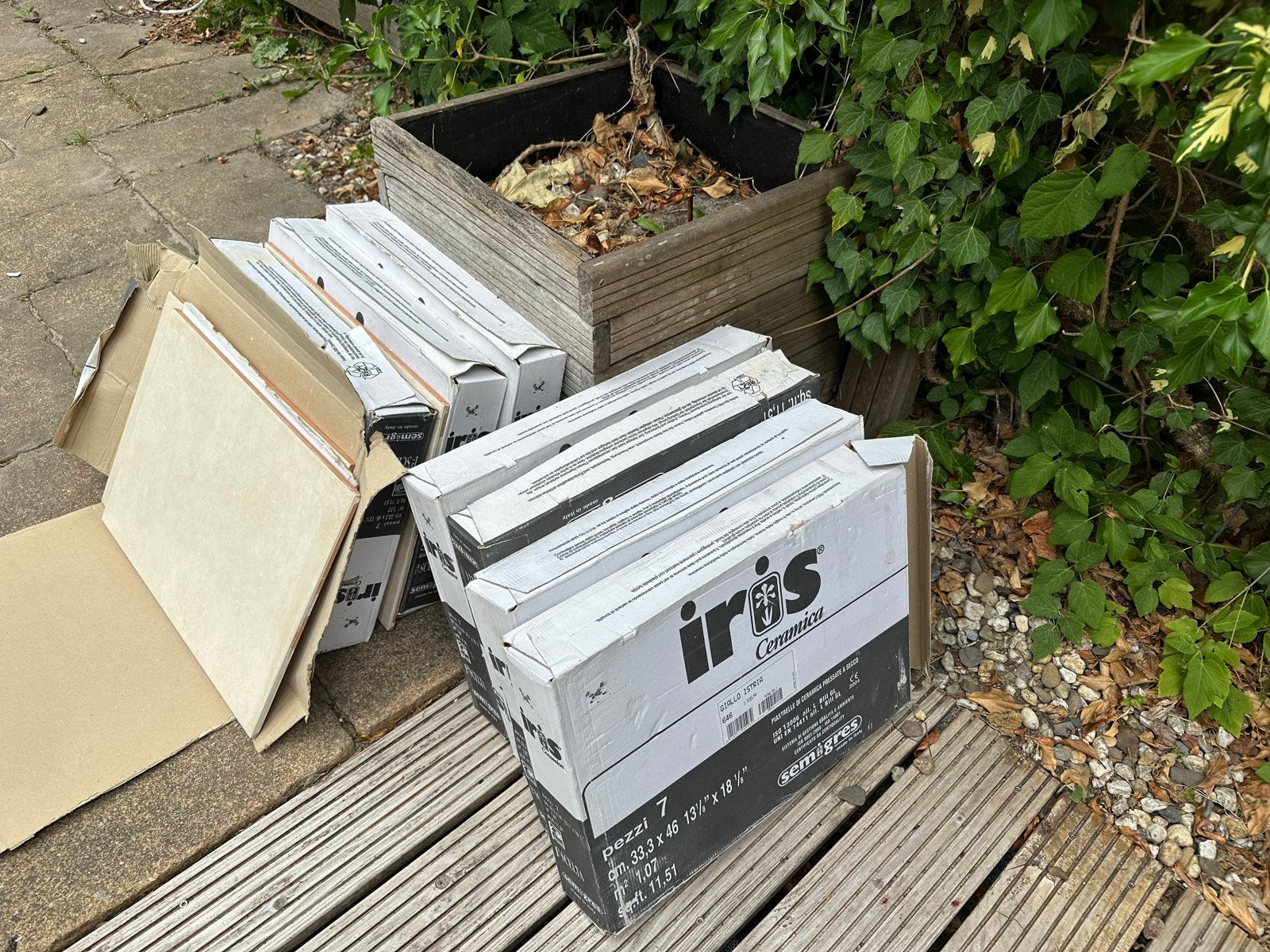 TEAB - Partij Iris Ceramica Tegels - 7,5m2, Ophalen, 40 tot 60 cm, Nieuw, 5 tot 10 m²