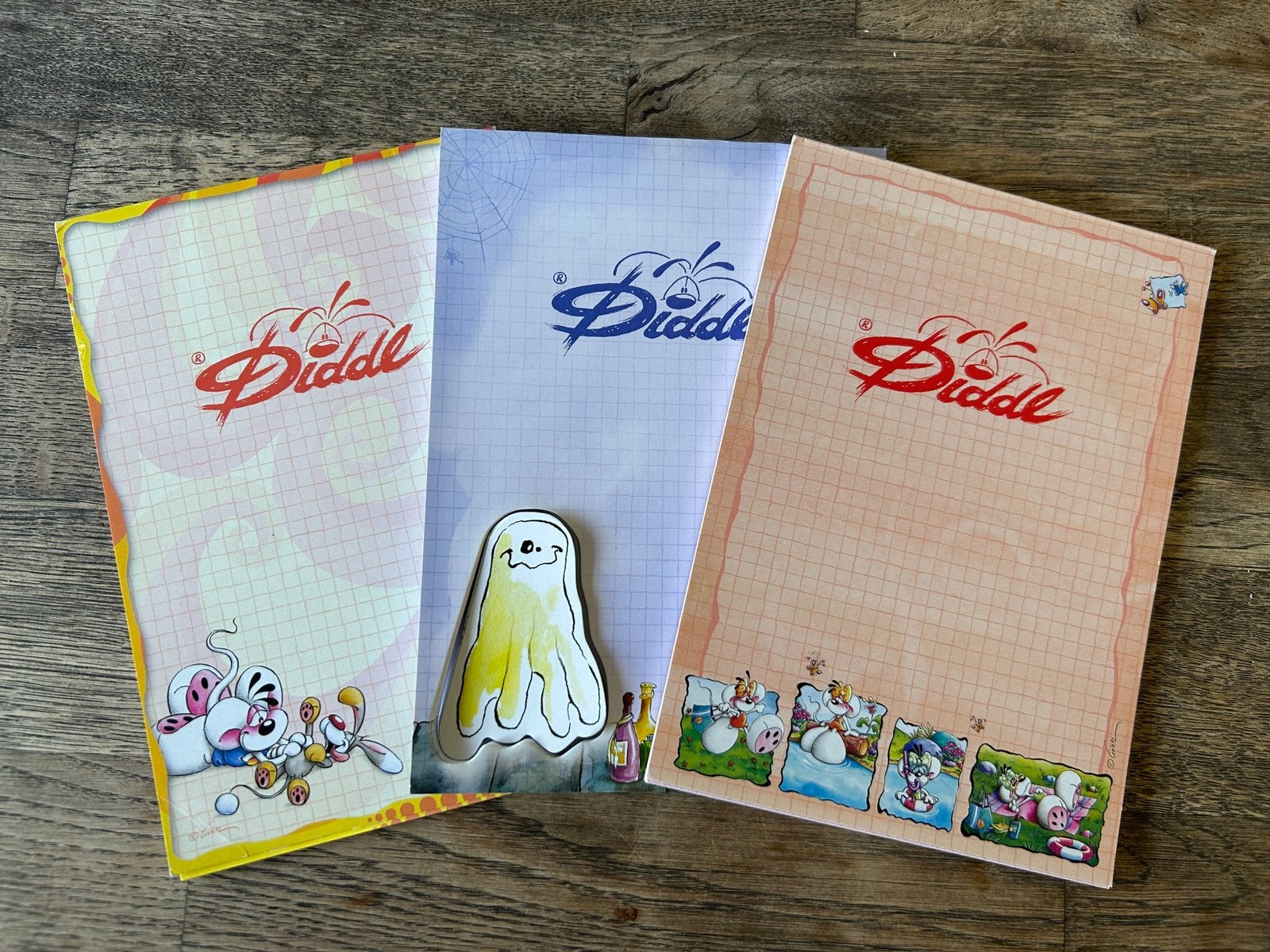 Diddl notitieblokken - 3 stuks, gebruikt, Verzamelen, Diddl, Ophalen of Verzenden, Diddl, Gebruikt, Papier, Kaart of Schrift