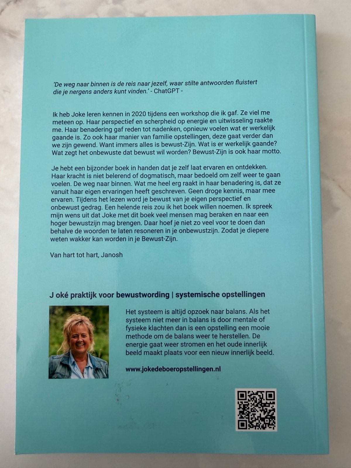 Op Reis Naar Bewust Zijn - Joke de Boer, Boeken, Ophalen of Verzenden, Zo goed als nieuw, Spiritualiteit algemeen, Achtergrond en Informatie