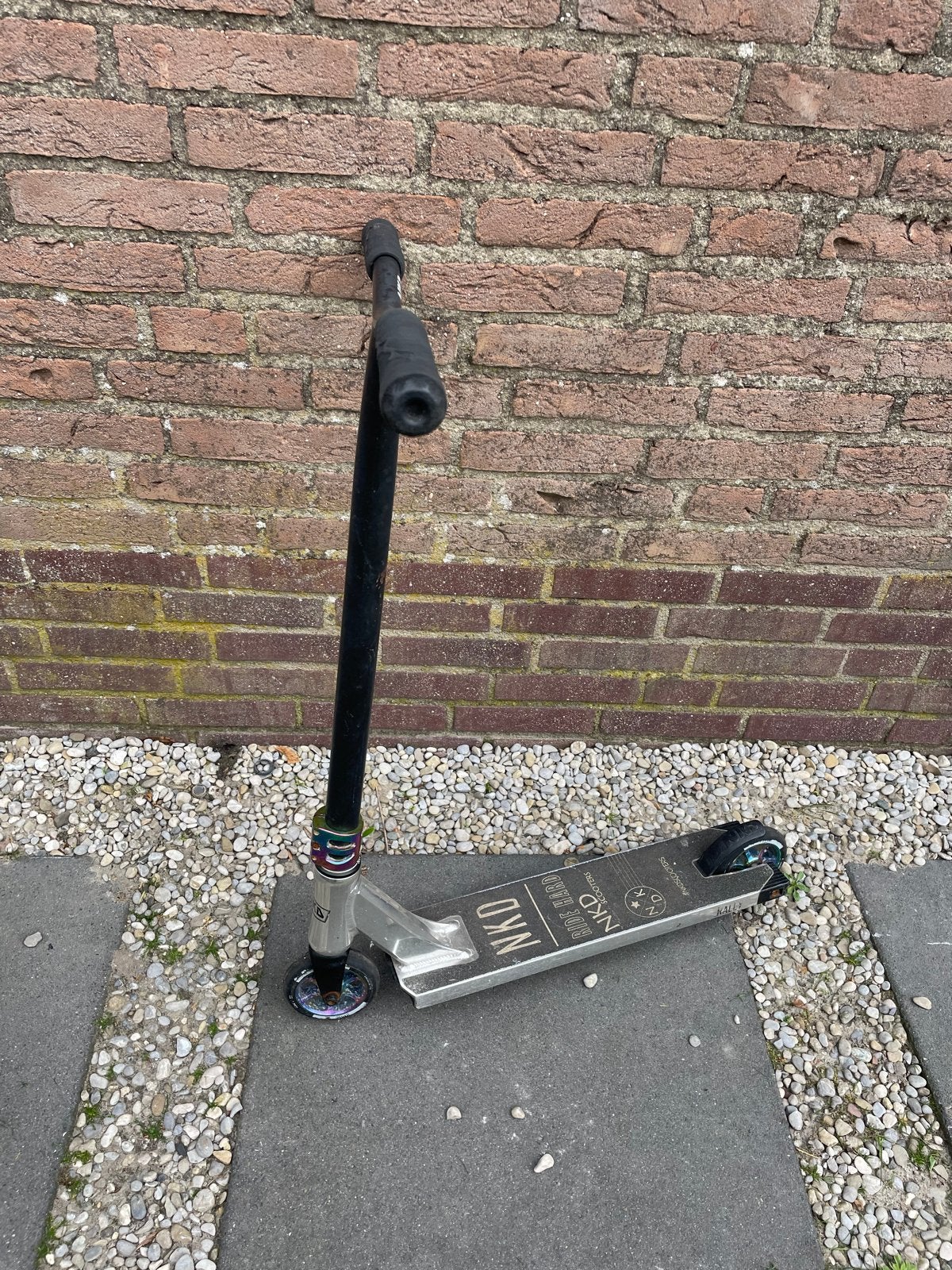 NKD Rally Complete Stunt Scooter Raw / Silver, Ophalen, Gebruikt, Gewone step