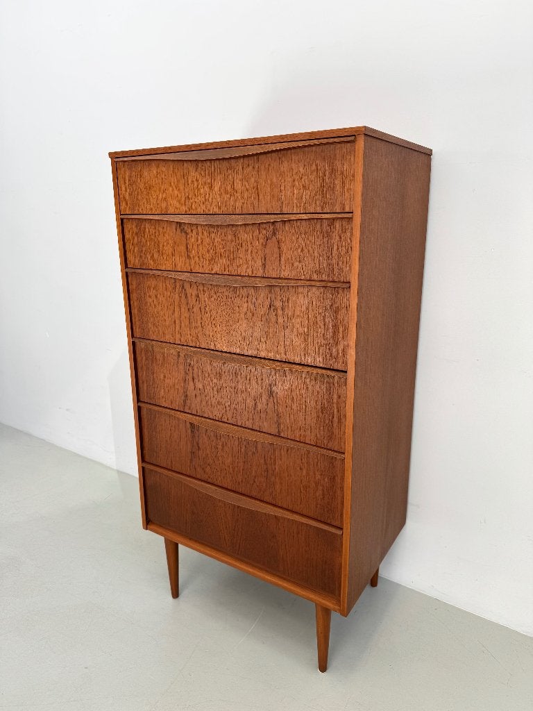 Vintage ladekast Austinsuite, Verzenden, Teakhout, 50 tot 100 cm, Zo goed als nieuw