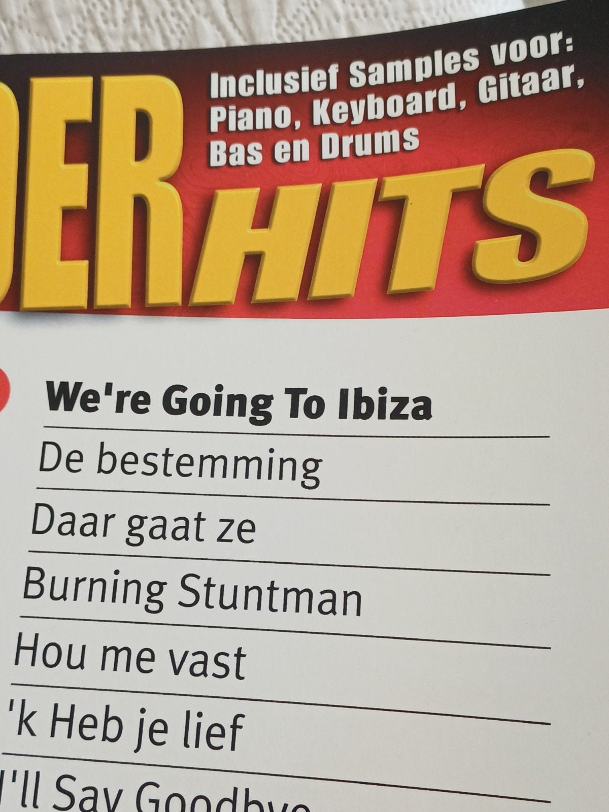 Bladmuziek Neder Hits. Nieuw, Muziek en Instrumenten, Bladmuziek, Ophalen of Verzenden, Nieuw, Artiest of Componist, Populair