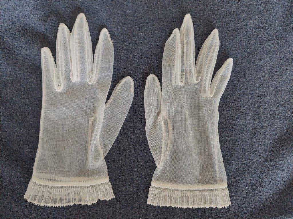 Vintage, nylon handschoentjes voor kinderen, Ophalen of Verzenden, Kinderen