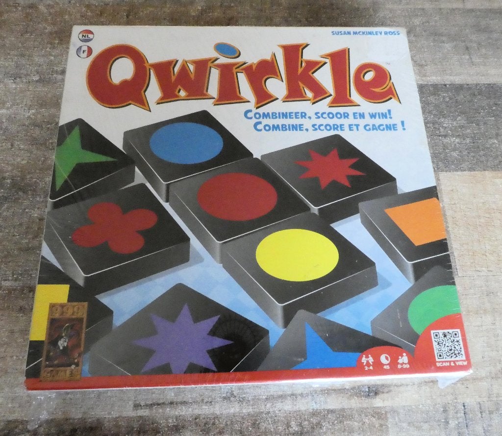 Qwirkle Bordspel vanaf 8 jaar. NIEUW IN FOLIE., Een of twee spelers, Ophalen of Verzenden, Nieuw, 999 Games