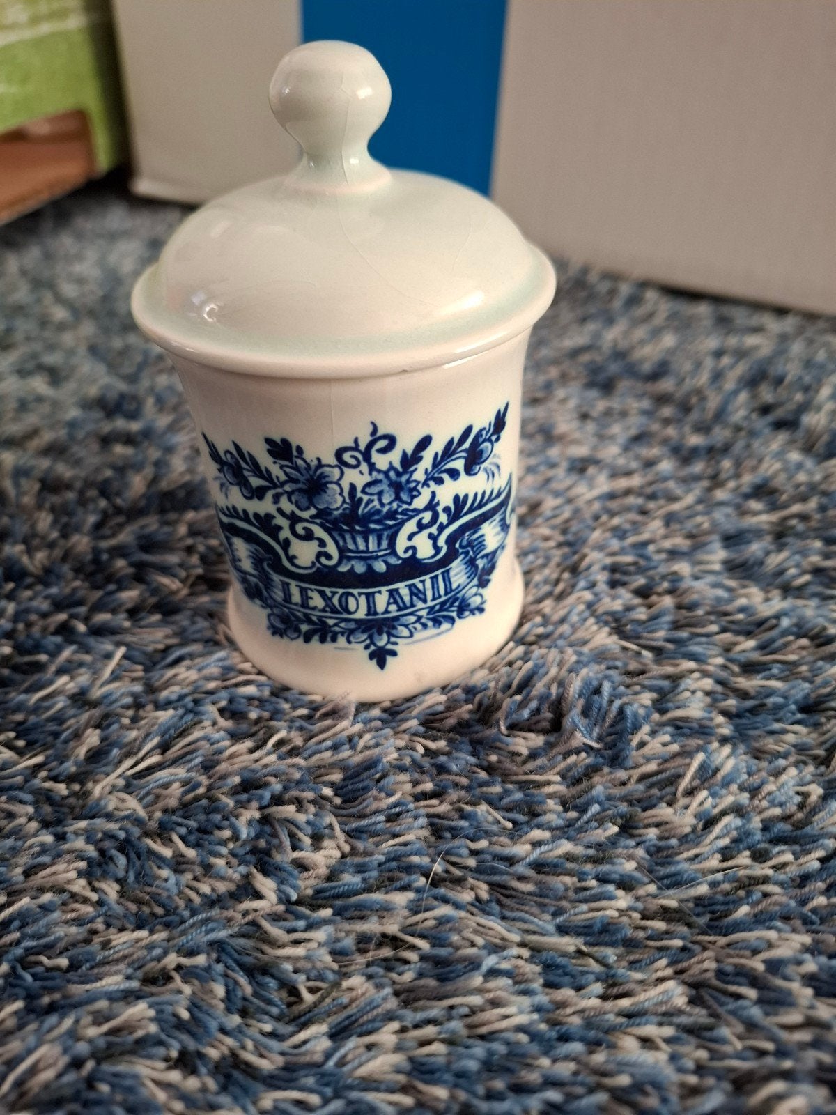 Vintage Zenith Gouda Apothekerspotje 'Lexotanil', Antiek en Kunst, Ophalen of Verzenden