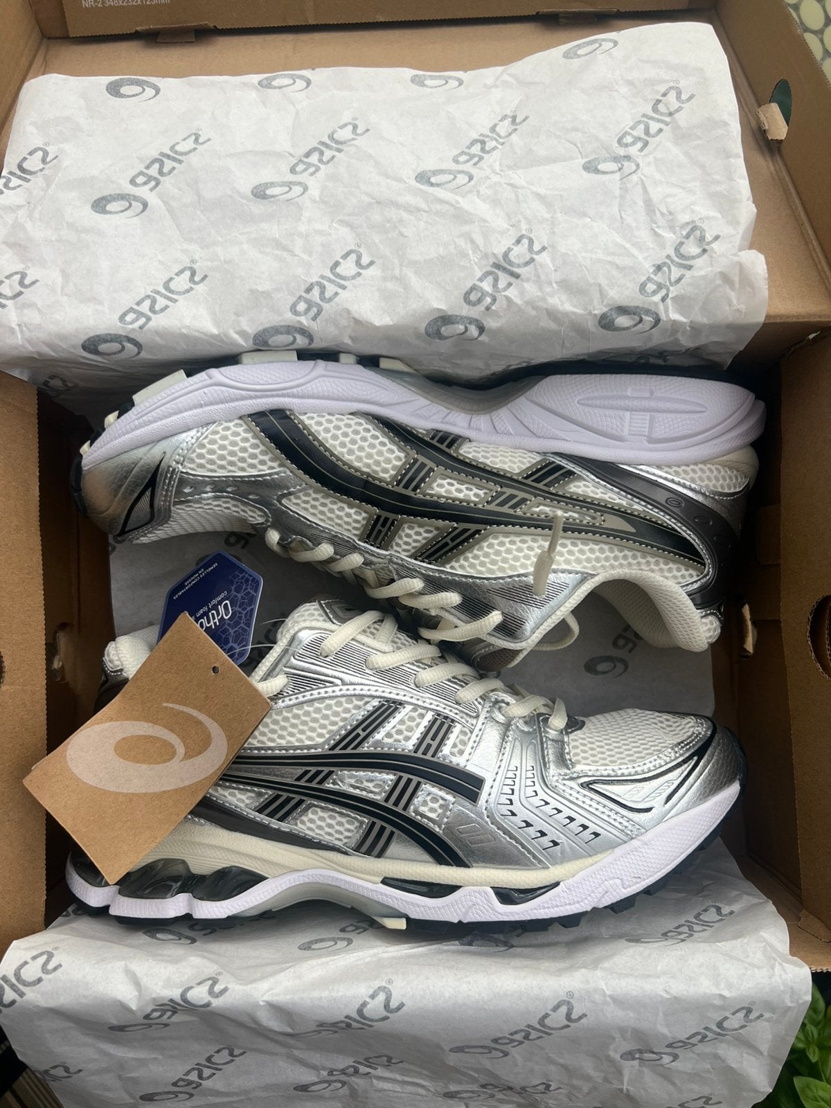 asics gel kayano white grey, Kleding | Heren, Schoenen, Wit, Overige typen, Nieuw, Ophalen of Verzenden