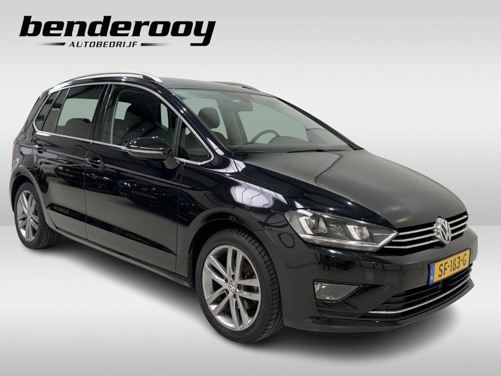Volkswagen Golf Sportsvan 1.4 TSI 150pk DSG Highline, Auto's, Stof, Gebruikt, Euro 6, Zwart