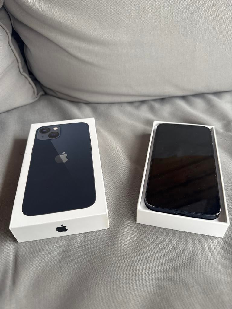Apple iPhone 13 midnight 256gb, Telecommunicatie, Mobiele telefoons | Apple iPhone, 256 GB, Gebruikt, Blauw, IPhone 13