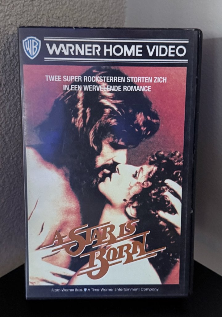 A Star Is Born(1976)|VHS|Barbra Streisand/Kris Kristofferson, Engels, Alle leeftijden, Ophalen of Verzenden, Zo goed als nieuw