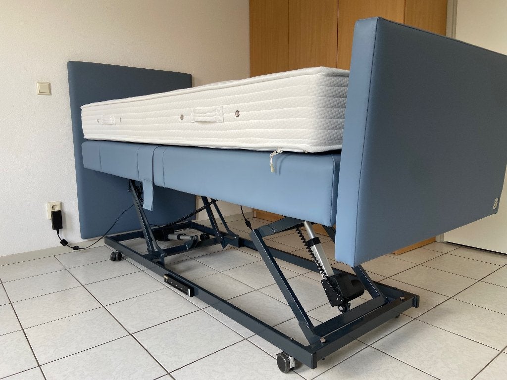 Elektrisch hoog/laag bed van Well-Fair (boxspring) 200 x 90, Ophalen, Overige materialen, 90 cm, Eenpersoons