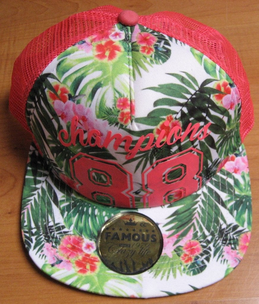 Mooie Coolcat cap / pet met bloemenprint, Coolcat, One size fits all, Ophalen of Verzenden, Pet