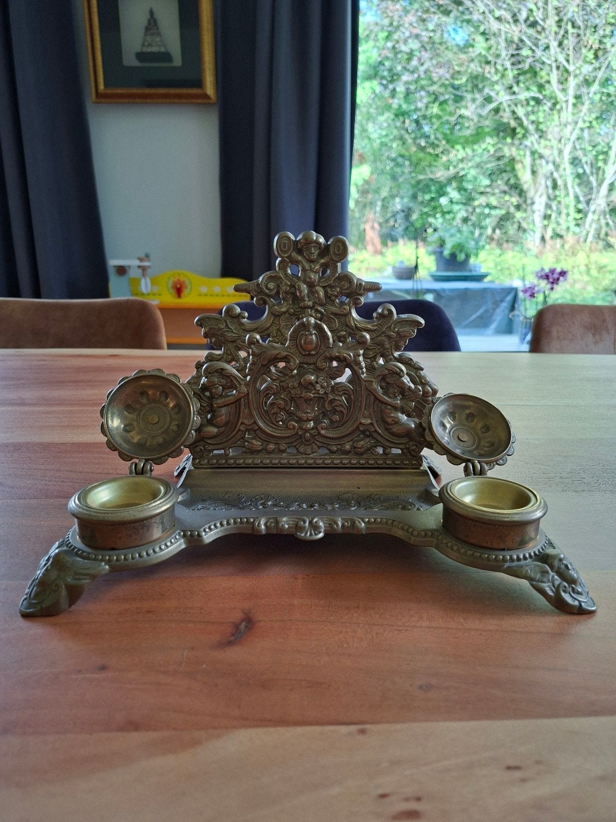 Koperen Inktstel, Ophalen of Verzenden