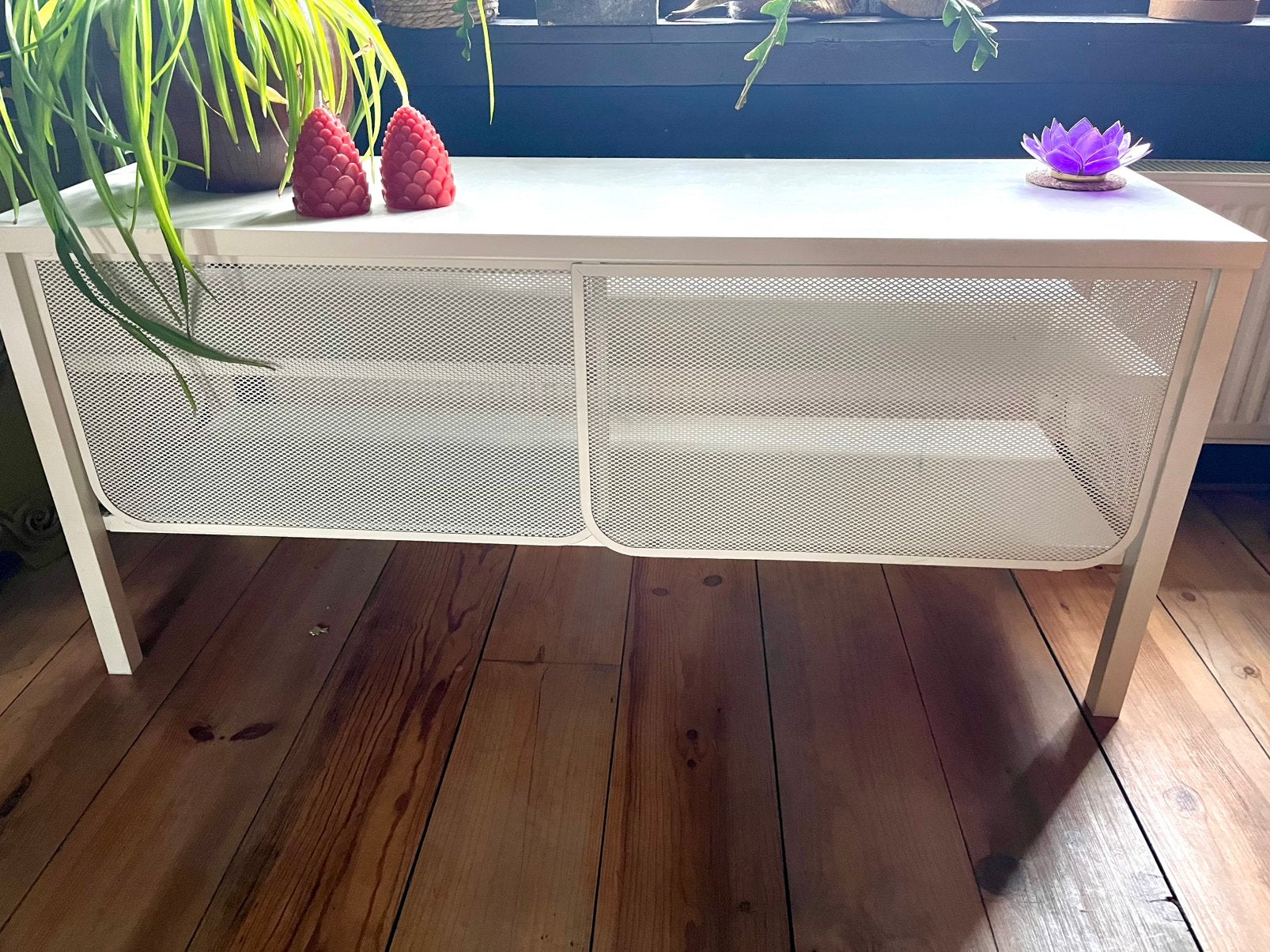 TV-Kastje van Ikea., Ophalen, Gebruikt, 100 tot 150 cm, Metaal