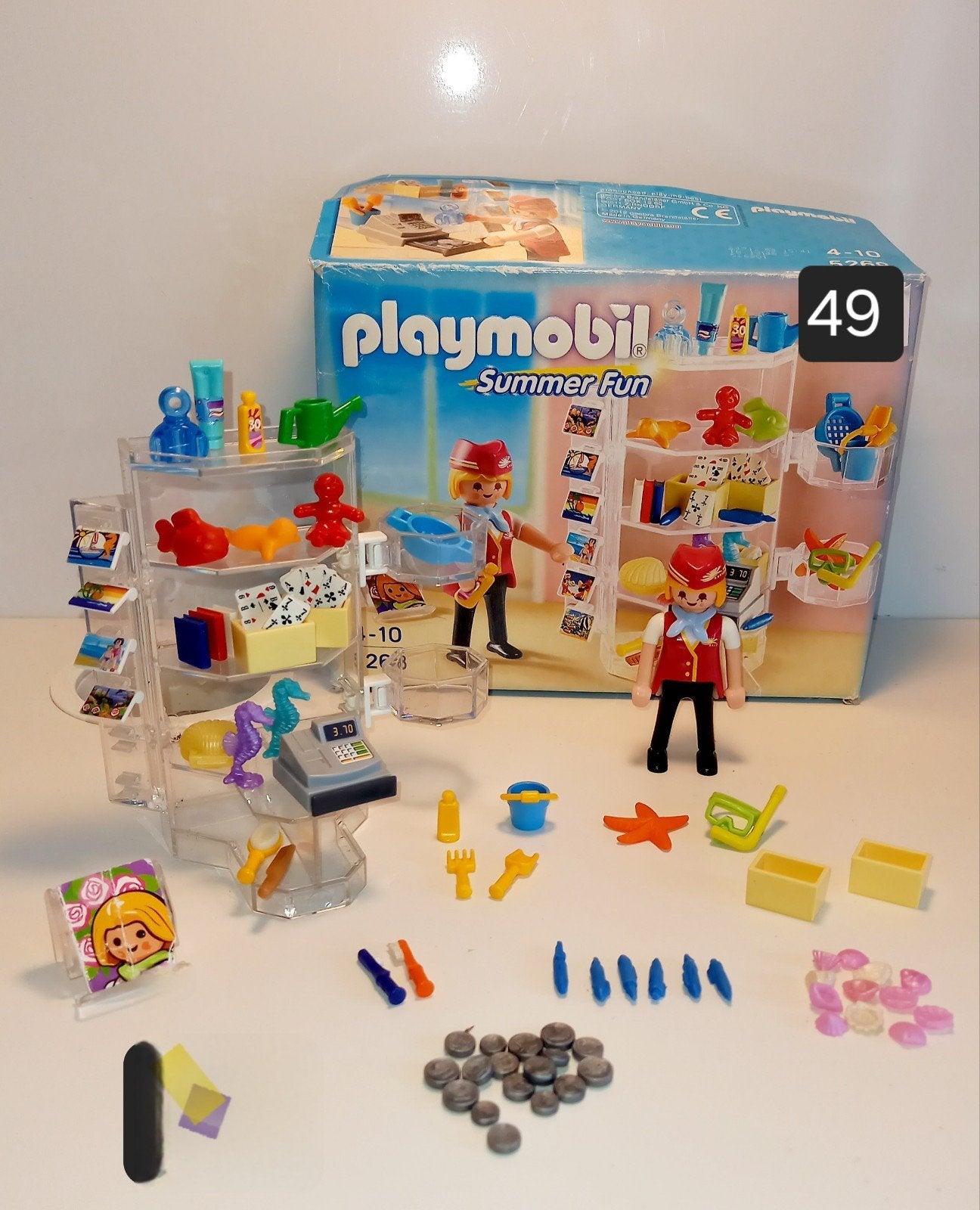 Playmobil Summer Fun Hotelshop 5268 - Als nieuw, compleet, Gebouw, Complete set, Ophalen of Verzenden, Summer fun